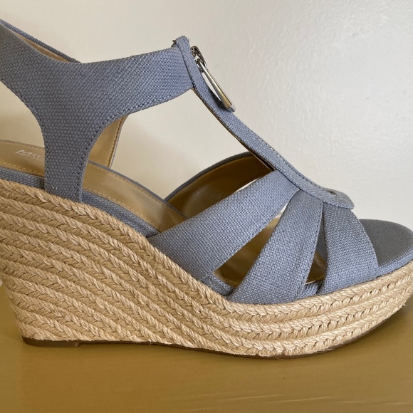 Michael Kors-Berkley Espadrille Platform Wedge-Size US 7.5M-NEW - Picture 9 of 16